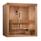 Golden Designs Steam Sauna 3-Person "Copenhagen Edition" Traditional Sauna with Red Cedar Wood | Model: GDI-7389-01 || - GDI-7389-01