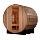 Golden Designs "St. Moritz" 2-Person Barrel Traditional Outdoor Steam Sauna - Pacific Cedar - GDI-B002-01