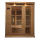 Golden Designs Near Zero EMF 3-Person Maxxus FAR Infrared Sauna with Hemlock Wood | Model: MX-K306-01-ZF - MX-K306-01-ZF