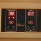 Golden Designs Near Zero EMF 3-Person Maxxus "Chaumont Edition" FAR Infrared Sauna Corner Unit Hemlock Wood | Model: MX-K356-01-ZF - MX-K356-01-ZF