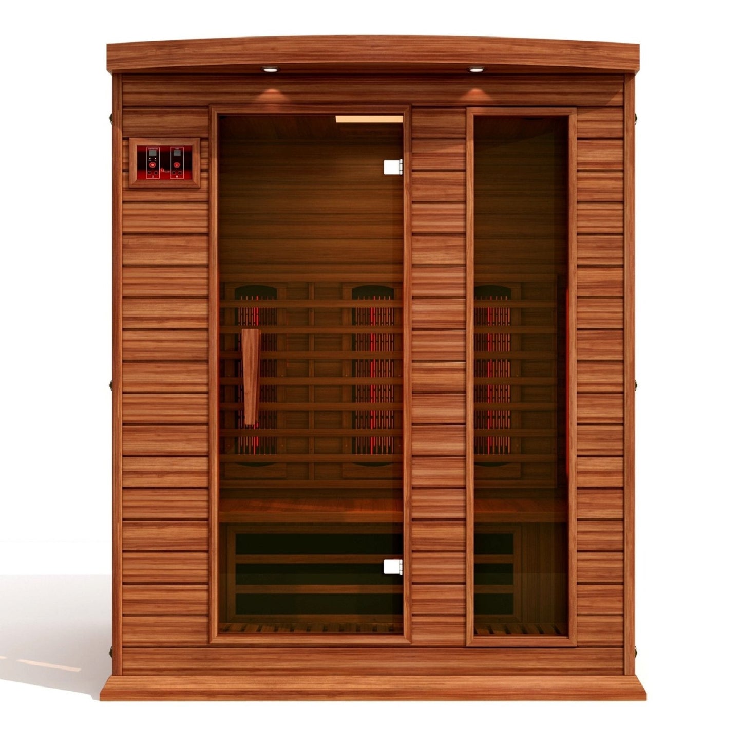 Golden Designs Near Zero EMF 3-Person Maxxus Full Spectrum FAR Infrared Sauna with Red Cedar Wood | Model: MX-M306-01-FS CED - MX-M306-01-FS CED